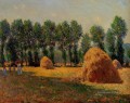 Heuschober bei Giverny Claude Monet